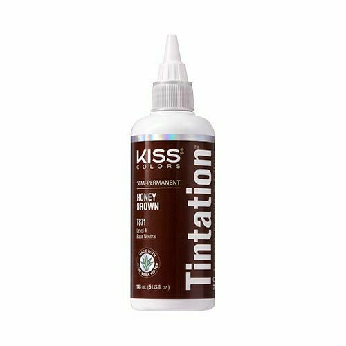 Kiss Colors Tintation Semi Permanent Hair Color With Aloe Vera Water -5Oz