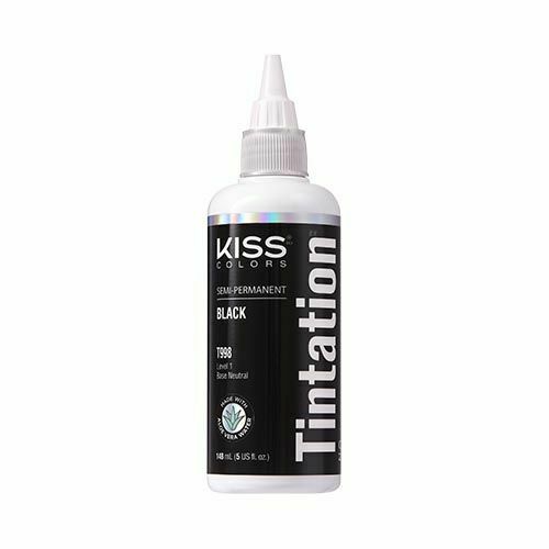 Kiss Colors Tintation Semi Permanent Hair Color With Aloe Vera Water -5Oz