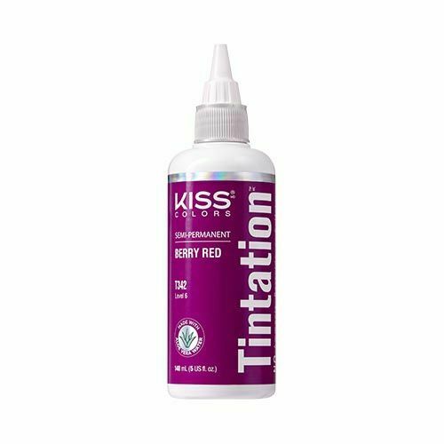 Kiss Colors Tintation Semi Permanent Hair Color With Aloe Vera Water -5Oz