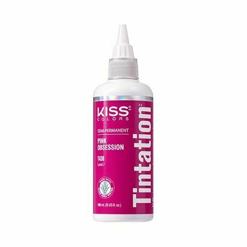 Kiss Colors Tintation Semi Permanent Hair Color With Aloe Vera Water -5Oz
