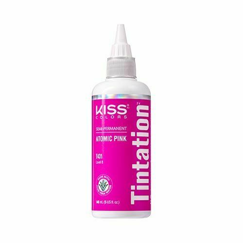 Kiss Colors Tintation Semi Permanent Hair Color With Aloe Vera Water -5Oz
