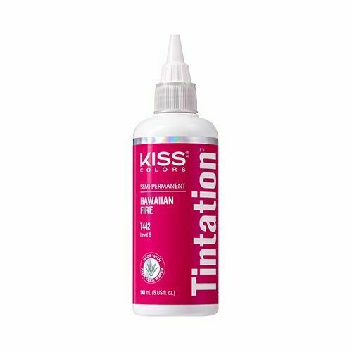 Kiss Colors Tintation Semi Permanent Hair Color With Aloe Vera Water -5Oz
