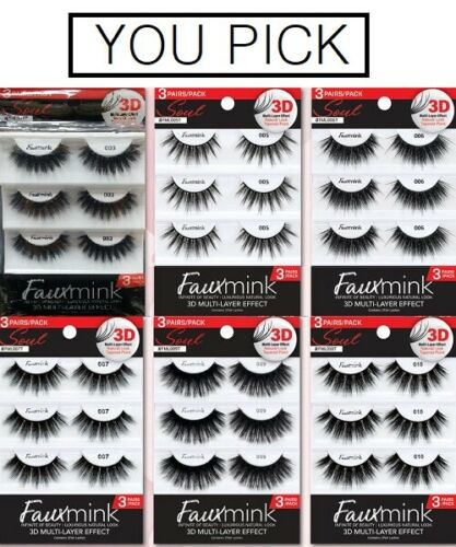 Response Soul Faux Mink 3D Multi-Layer Effect 3 Pack Lashes