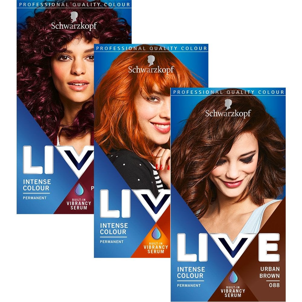 Schwarzkopf Live Permanent Intense Colour Hair Dyes