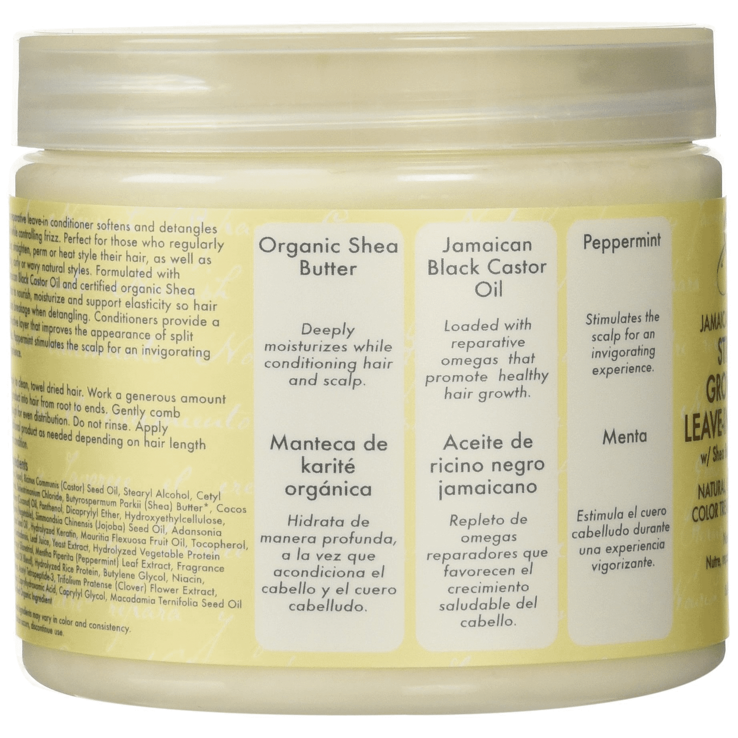 Shea Moisture Jamaican Black Castor Oil Strengthen, Grow & Restore Leave-In Conditioner 16Oz (454g)