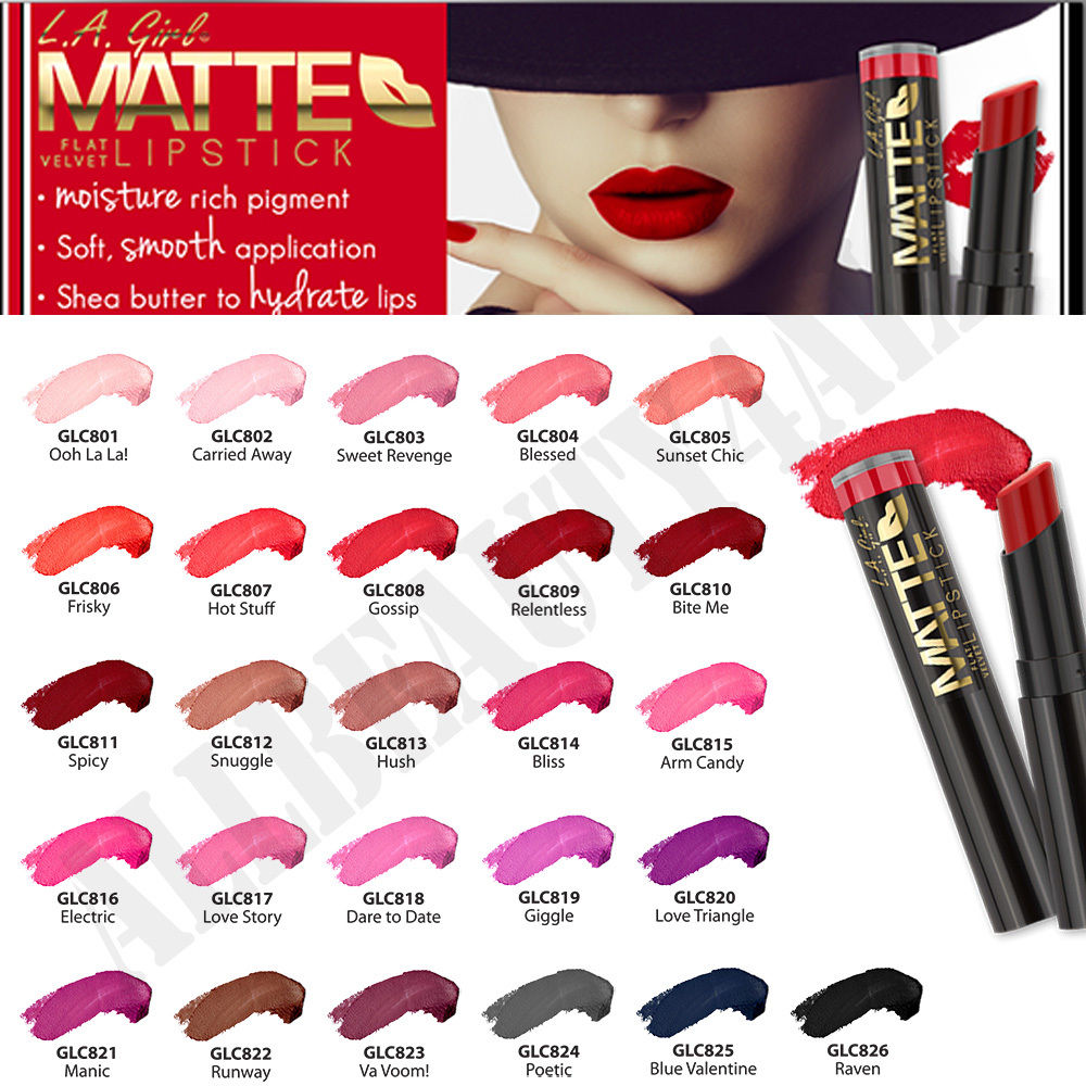 L.A. Girl Matte Flat Velvet Lipstick
